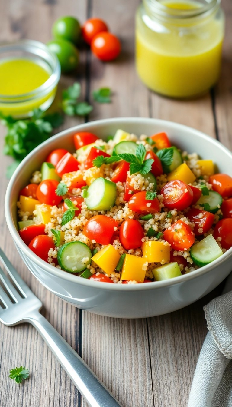 20 Easy Weekly Meal Prep Ideas That Will Save You Time and Money! - 1. Colorful Quinoa Salad
