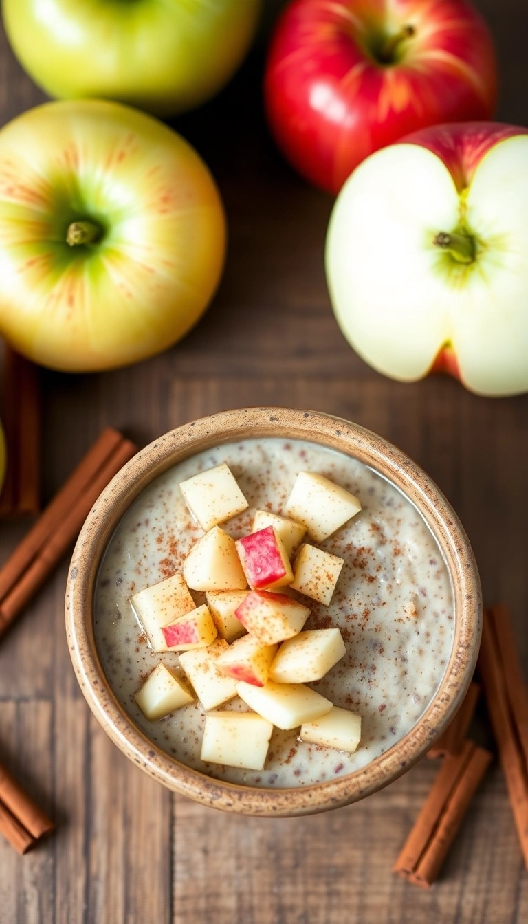 20 Easy Weekly Meal Prep Ideas That Will Save You Time and Money! - 18. Apple Cinnamon Chia Pudding